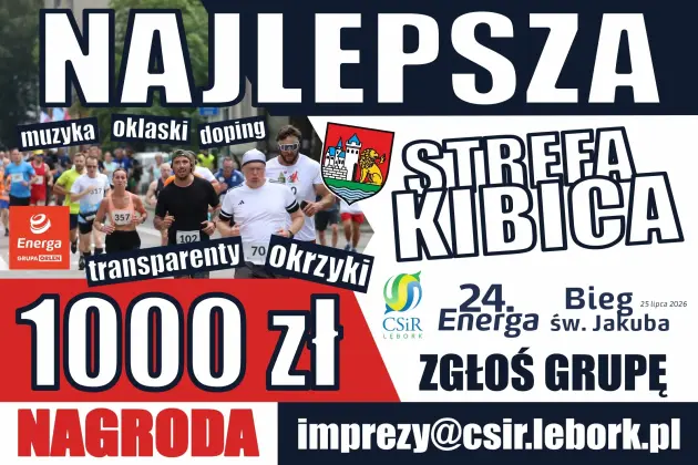 24. Energa Bieg św. Jakuba - konkurs na najlepszą strefę kibica