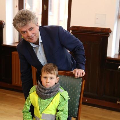 Świąteczna wizyta przedszkolaków w Ratuszu