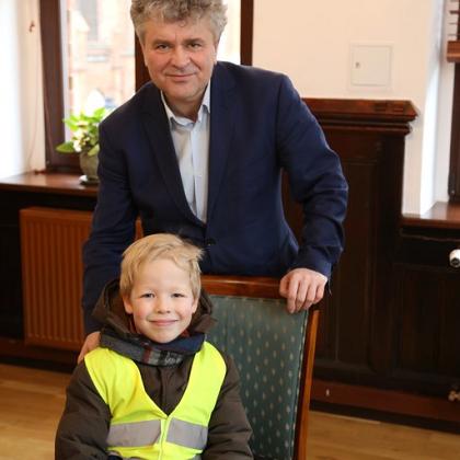 Świąteczna wizyta przedszkolaków w Ratuszu