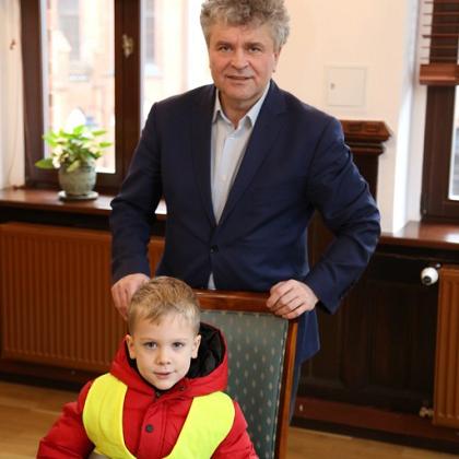 Świąteczna wizyta przedszkolaków w Ratuszu