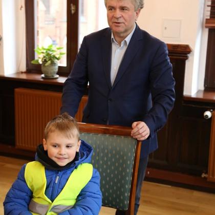 Świąteczna wizyta przedszkolaków w Ratuszu