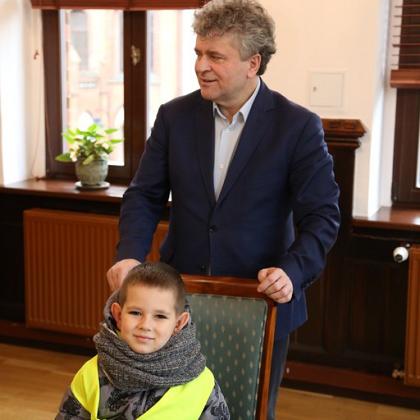 Świąteczna wizyta przedszkolaków w Ratuszu