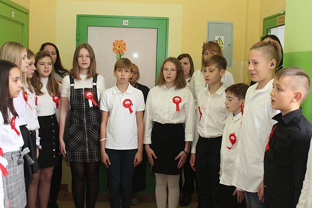 Razem zaśpiewali wszystkie zwrotki Mazurka Dąbrowskiego