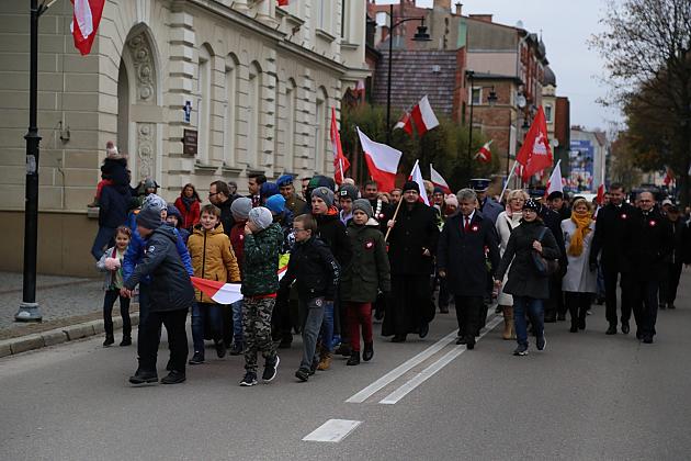 Lęborczanie świętowali 101 rocznicę odzyskania Niepodległości