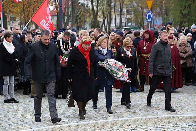 Lęborczanie świętowali 101 rocznicę odzyskania Niepodległości