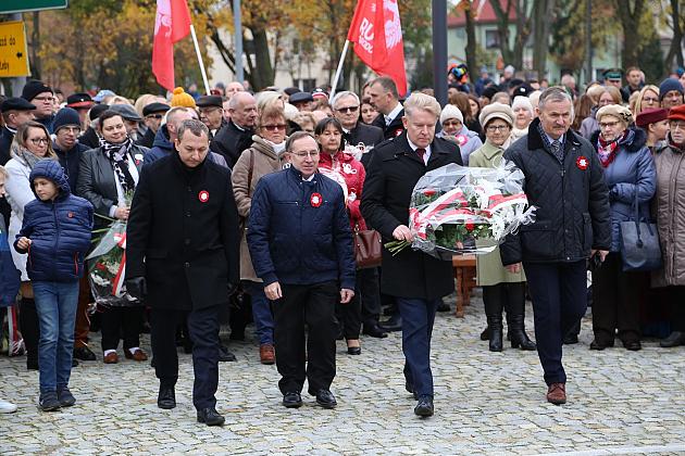 Lęborczanie świętowali 101 rocznicę odzyskania Niepodległości