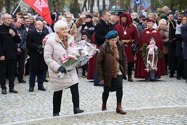 Lęborczanie świętowali 101 rocznicę odzyskania Niepodległości