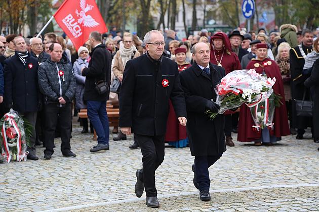 Lęborczanie świętowali 101 rocznicę odzyskania Niepodległości