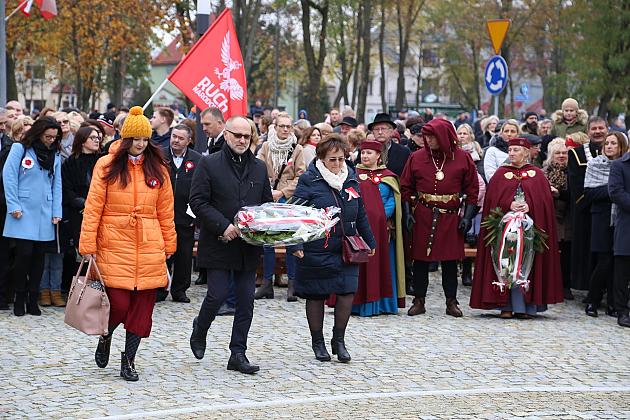 Lęborczanie świętowali 101 rocznicę odzyskania Niepodległości