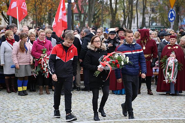 Lęborczanie świętowali 101 rocznicę odzyskania Niepodległości