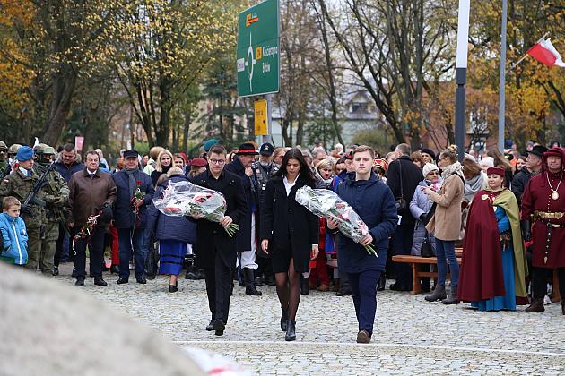 Lęborczanie świętowali 101 rocznicę odzyskania Niepodległości