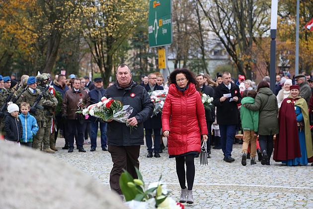 Lęborczanie świętowali 101 rocznicę odzyskania Niepodległości