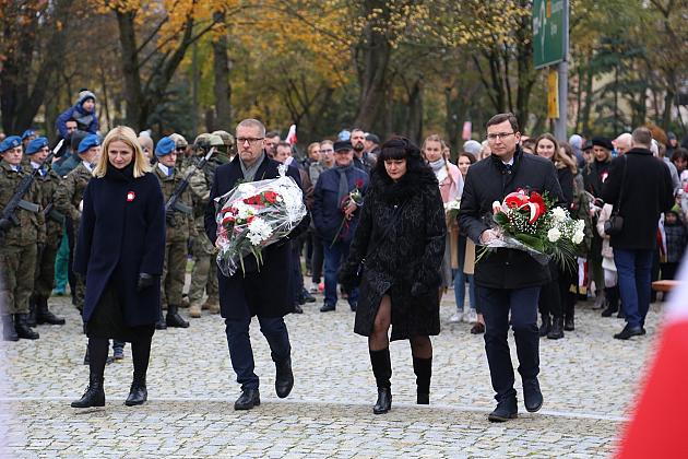 Lęborczanie świętowali 101 rocznicę odzyskania Niepodległości
