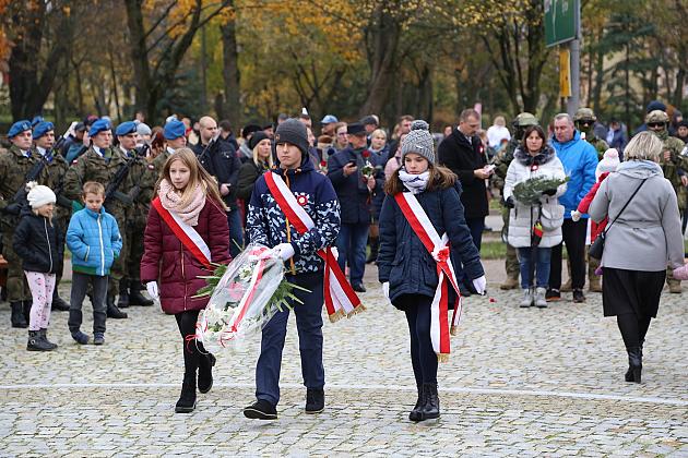 Lęborczanie świętowali 101 rocznicę odzyskania Niepodległości