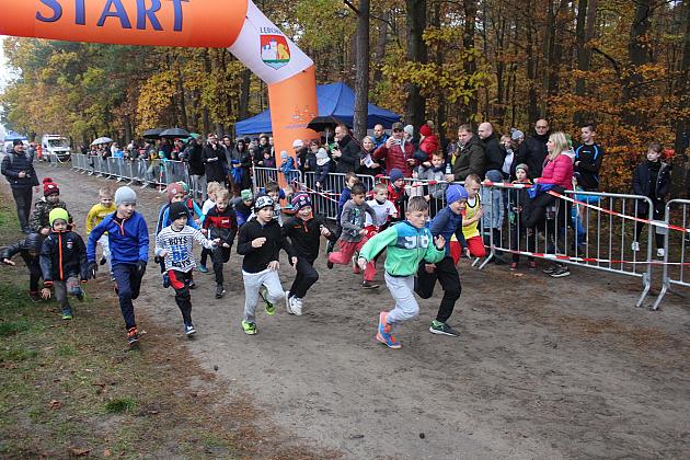 Indywidualne Biegi Przełajowe z okazji Święta Niepodległości w strugach deszczu