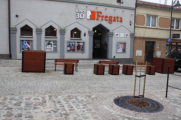 Gdańska przy kinie „Fregata” w nowej odsłonie