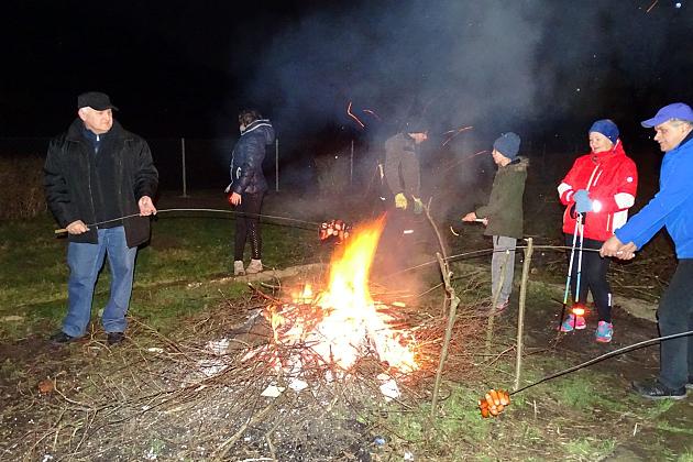 Nocny zimowy rajd po Lęborku