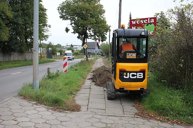 Ciąg pieszo-rowerowy na Kossaka. Ruszyła przebudowa