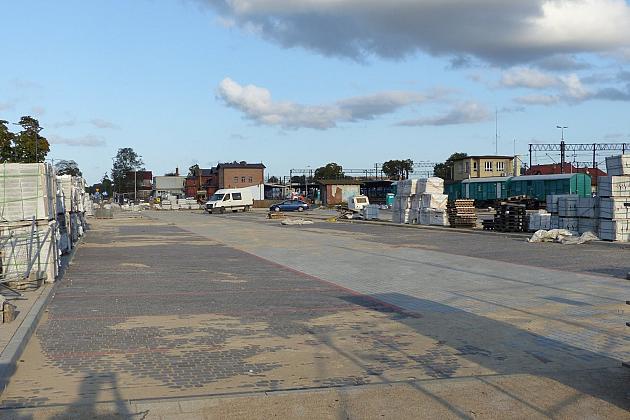 Lęborski Węzeł Przesiadkowy. Roboty przy dworcu kolejowym