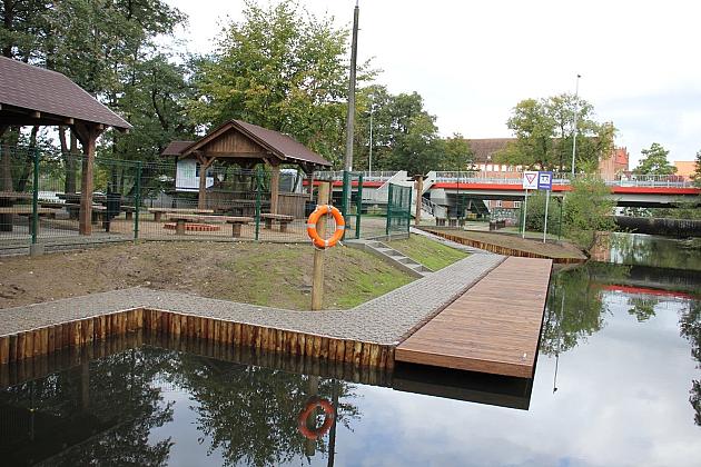 Przystań kajakowa po odbiorze