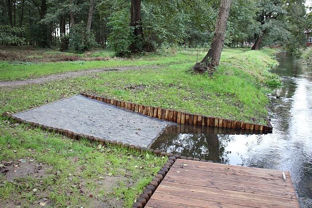 Przystań kajakowa po odbiorze