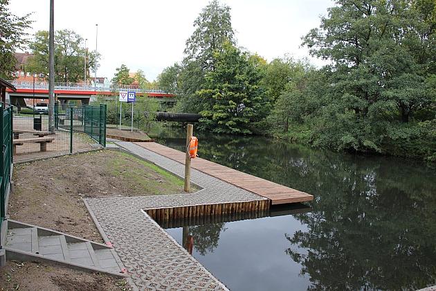 Przystań kajakowa po odbiorze