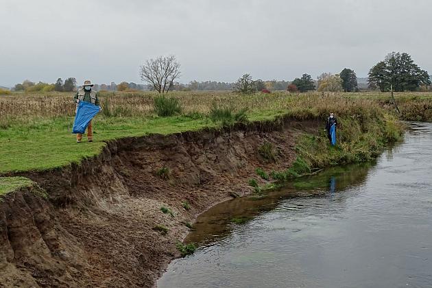 Oczyszczona rzeka Łeba