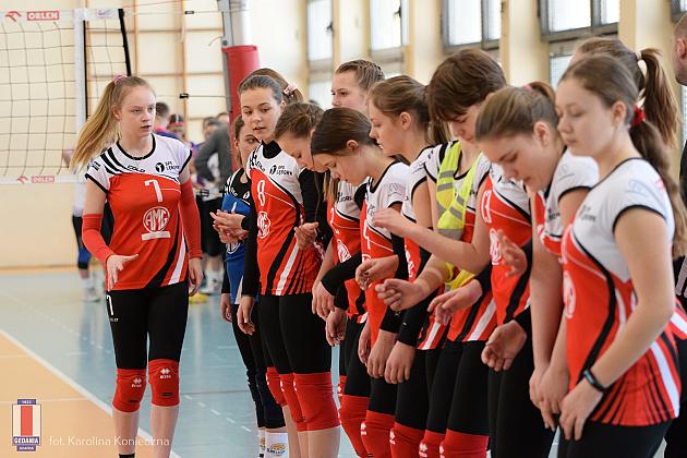 Srebrne siatkarki SPS Lębork z wizytą w ratuszu