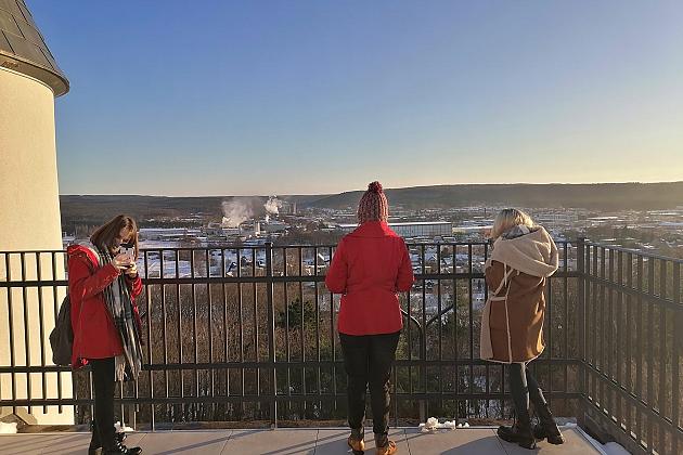 Młodzież zwiedziła Wieżę Ciśnień