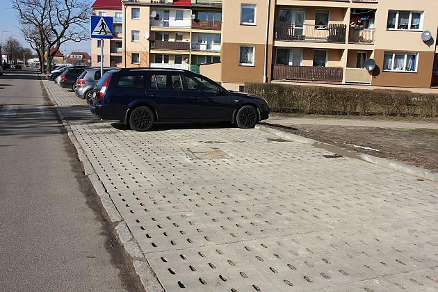 Parking przy ulicy Tczewskiej powiększony