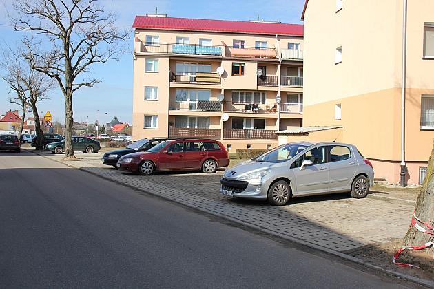 Parking przy ulicy Tczewskiej powiększony