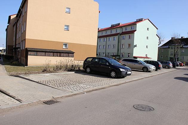 Parking przy ulicy Tczewskiej powiększony