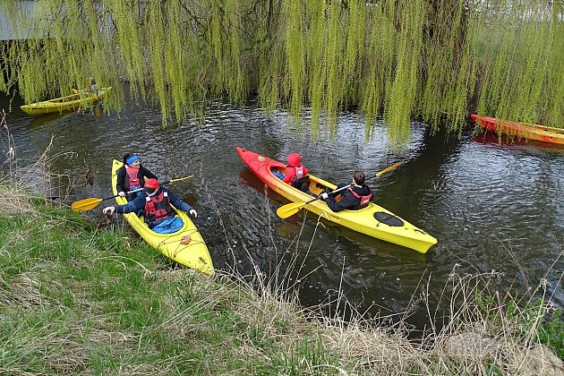 Czyszczenie rzeki Łeby