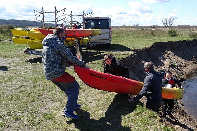 Czyszczenie rzeki Łeby