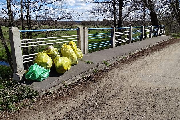 Czyszczenie rzeki Łeby
