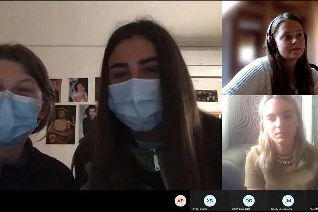 Projekt  Erasmus+  SP nr 1 w Lęborku,  spotkanie online w Hiszpanii