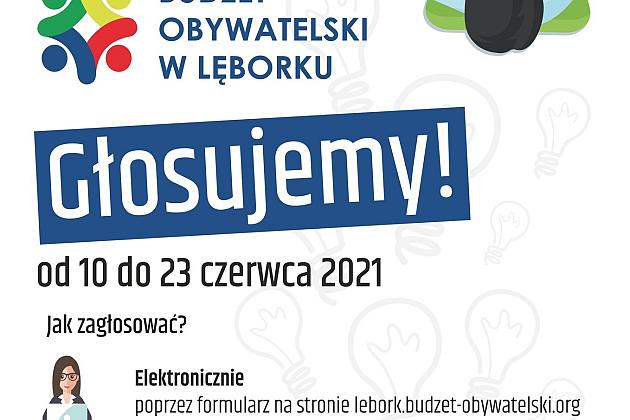 Budżet Obywatelski w Lęborku – głosuj już od 10 czerwca 2021r.