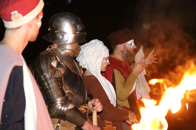 Spacerowali z duchami krzyżaków do trzech wież