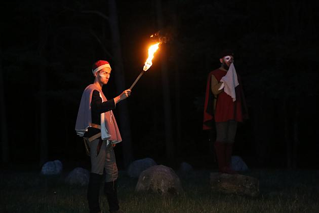 Spacerowali z duchami krzyżaków do trzech wież