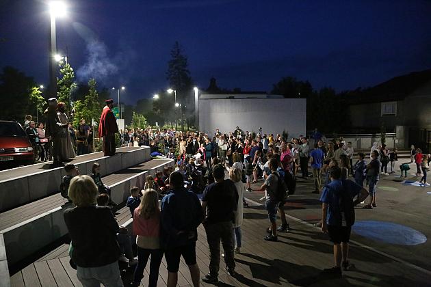 Spacerowali z duchami krzyżaków do trzech wież