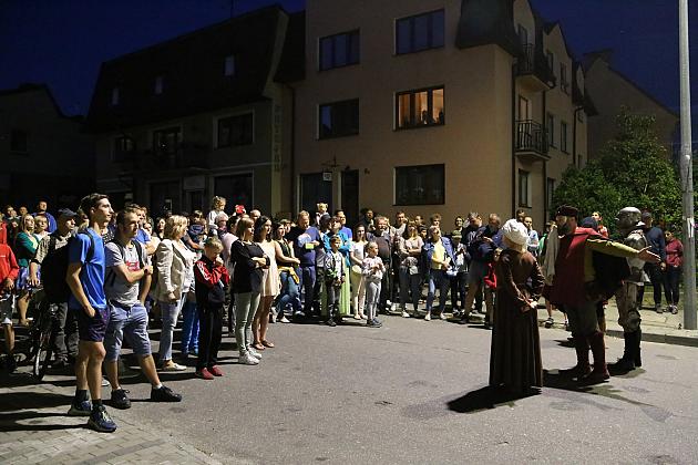 Spacerowali z duchami krzyżaków do trzech wież