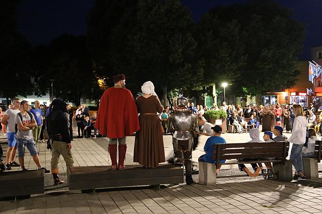 Spacerowali z duchami krzyżaków do trzech wież