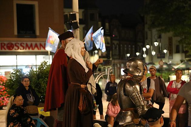 Spacerowali z duchami krzyżaków do trzech wież