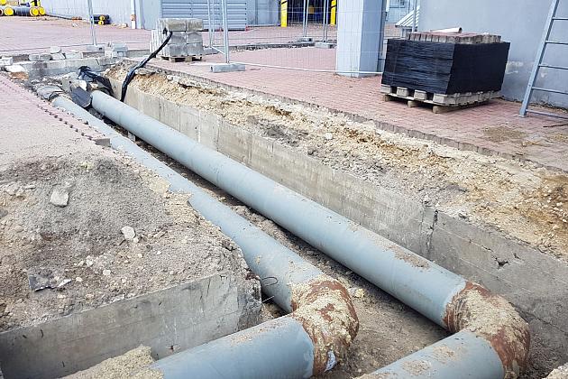 Wymiana sieci ciepłowniczej. Czasowy brak w dostawie ciepłej wody.