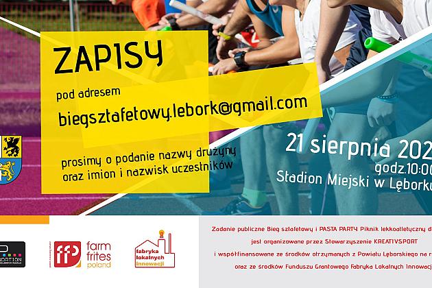 21 sierpnia na stadionie bieg sztafetowy i Pasta Party