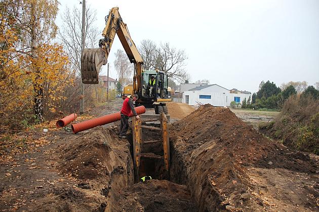 Wykopy na Pułaskiego. Trwa budowa nowej ulicy