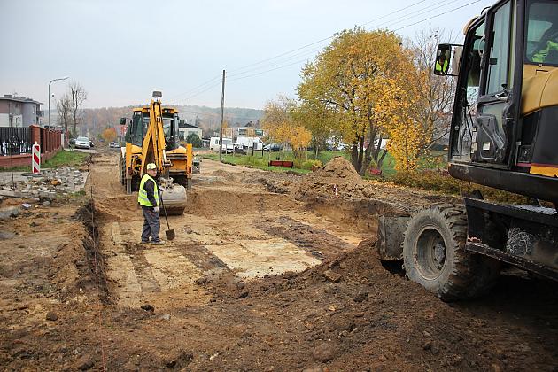 Wykopy na Pułaskiego. Trwa budowa nowej ulicy
