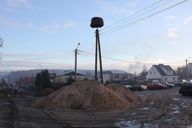 Trwa budowa ulicy Pułaskiego w Lęborku