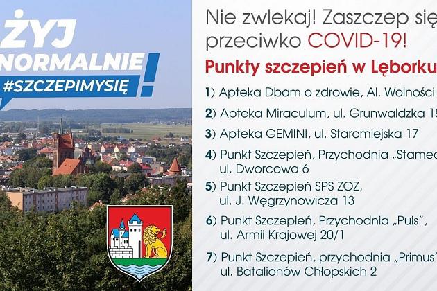 Kalendarze Lęborka dla zaszczepionych