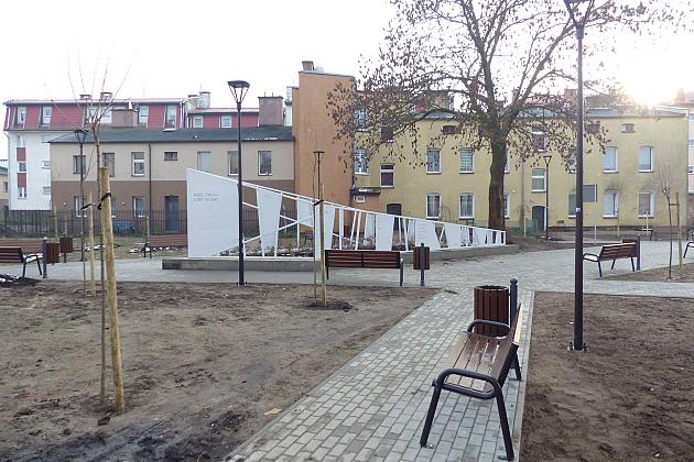 Podwórko integracyjne poświęcone Mieczysławowi Stryjewskiemu